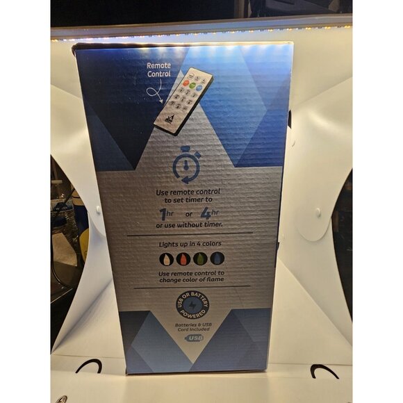 LED Electric Hanukkah Menorah - Color Changing LED Tree of Life Chanukah Menorah - Picture 2 of 4